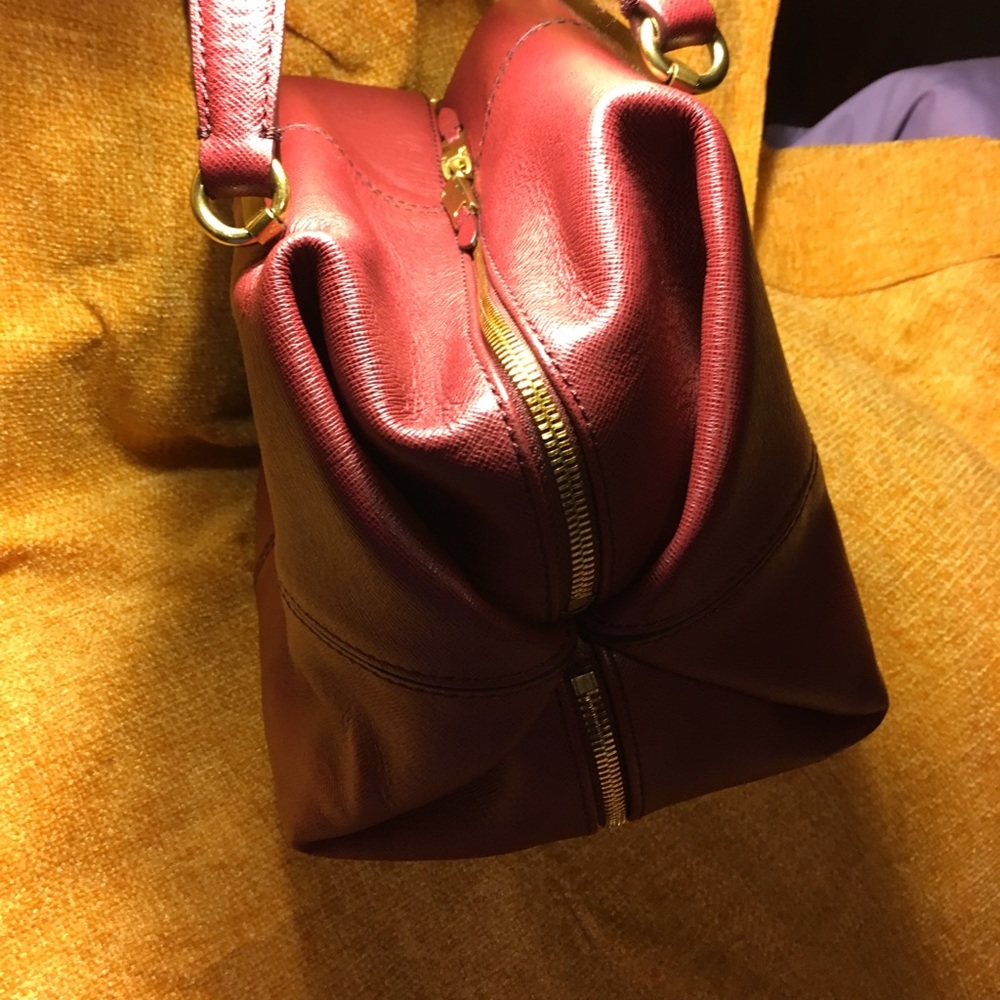 Gently used leather J. Crew purse
